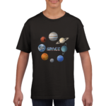 Kinder Space Weltraum Sonnensystem Planeten T-Shirt