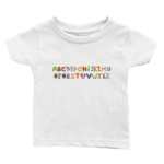 Spielerisches ABC Alphabet Tier Baby-/Kleinkind T-Shirt