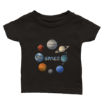 Space Weltraum Sonnensystem Planeten Baby-/Kleinkind T-Shirt